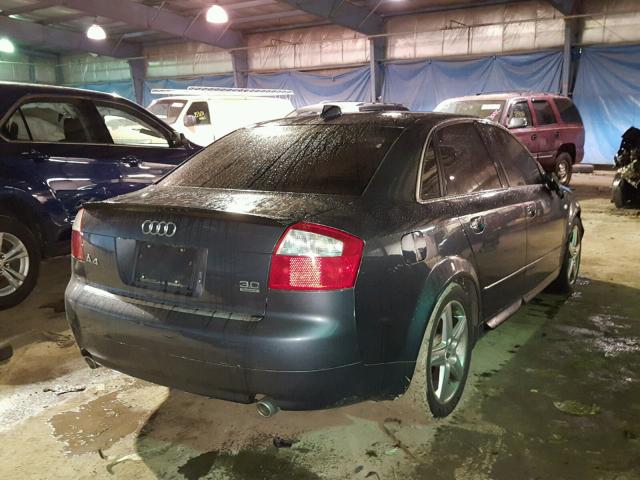 WAULT68E54A190155 - 2004 AUDI A4 3.0 QUA GRAY photo 4