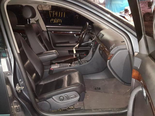 WAULT68E54A190155 - 2004 AUDI A4 3.0 QUA GRAY photo 5