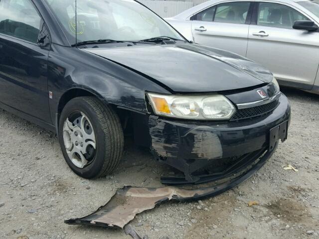 1G8AJ52F24Z168153 - 2004 SATURN ION LEVEL BLACK photo 9