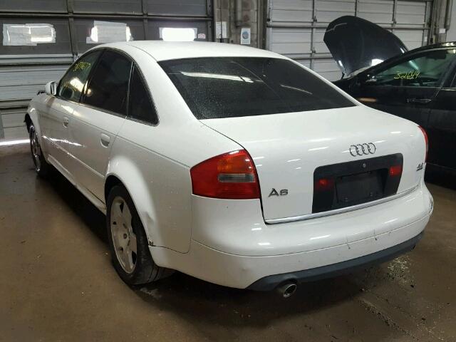 WAUML64BX3N038458 - 2003 AUDI A6 4.2 QUA WHITE photo 3