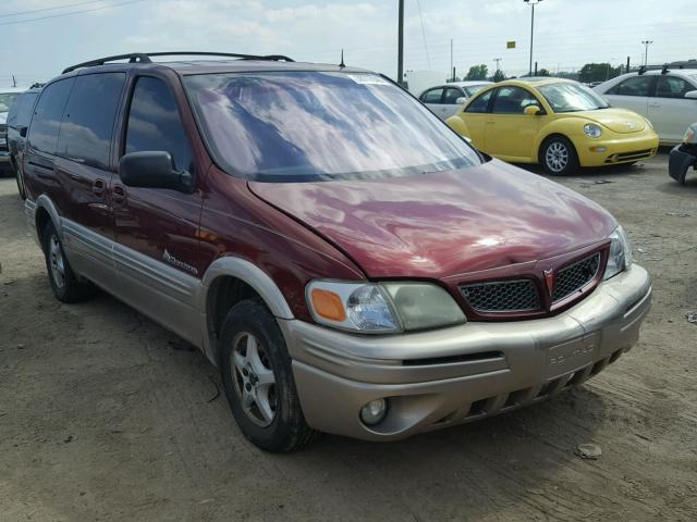 1GMDX03E11D283874 - 2001 PONTIAC MONTANA RED photo 1