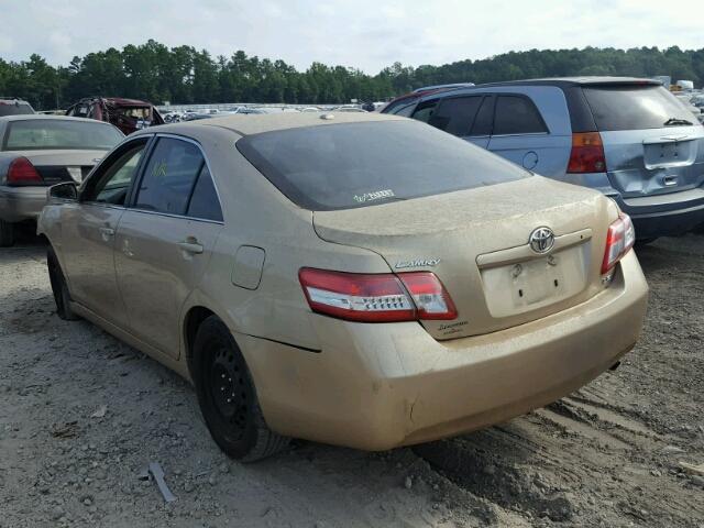 4T1BF3EK3BU167334 - 2011 TOYOTA CAMRY BASE GOLD photo 3