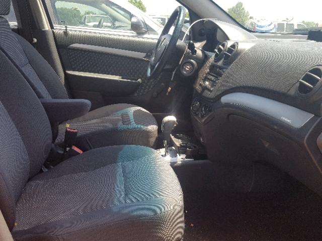 KL1TD5DE1BB233064 - 2011 CHEVROLET AVEO LS RED photo 5