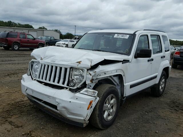 1C4PJLAK7CW159855 - 2012 JEEP LIBERTY SP WHITE photo 2