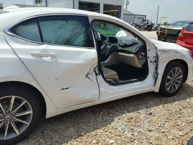 19UUB1F54JA006806 - 2018 ACURA TLX TECH WHITE photo 9