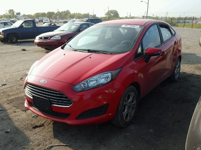 3FADP4BJ6FM204355 - 2015 FORD FIESTA SE RED photo 2