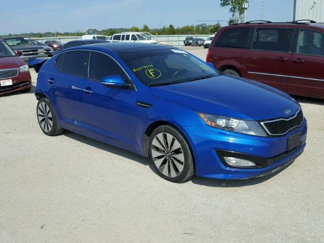 5XXGR4A64CG018695 - 2012 KIA OPTIMA BLUE photo 1