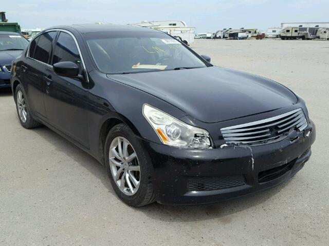 JNKCV61E69M308418 - 2009 INFINITI G37 BASE BLACK photo 1