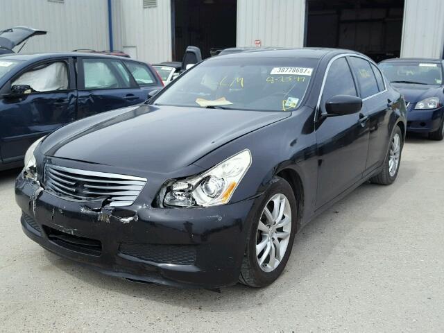 JNKCV61E69M308418 - 2009 INFINITI G37 BASE BLACK photo 2