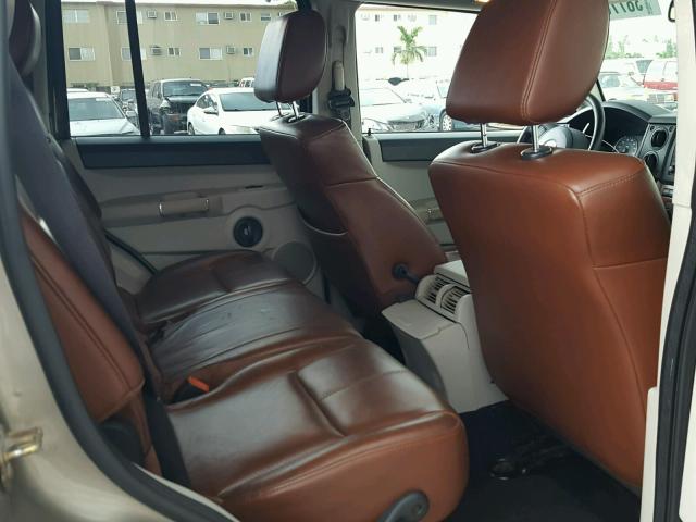 1J8HH58266C230947 - 2006 JEEP COMMANDER 米色 照片 6