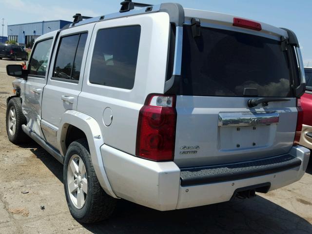 1J8HG58N76C106327 - 2006 JEEP COMMANDER SILVER photo 3