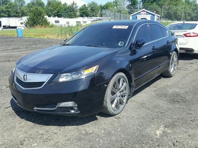 19UUA8F51CA034447 - 2012 ACURA TL BLACK photo 2