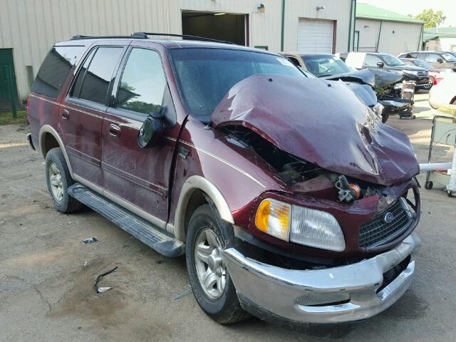 1FMRU17L9WLC29068 - 1998 FORD EXPEDITION MAROON photo 1