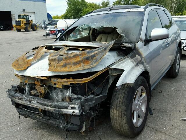 JN8AZ08W63W235902 - 2003 NISSAN MURANO SL/ BURN photo 2