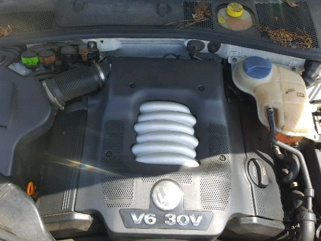 WVWWH63B31E310909 - 2001 VOLKSWAGEN PASSAT GLX WHITE photo 7