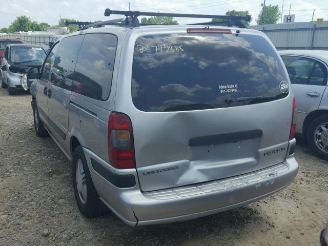 1GNDX03E14D269196 - 2004 CHEVROLET VENTURE SILVER photo 3