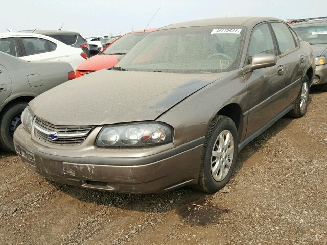 2G1WF52E639382990 - 2003 CHEVROLET IMPALA WHITE photo 2