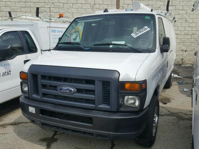 1FTNE2EL9ADA59659 - 2010 FORD ECONOLINE WHITE photo 2