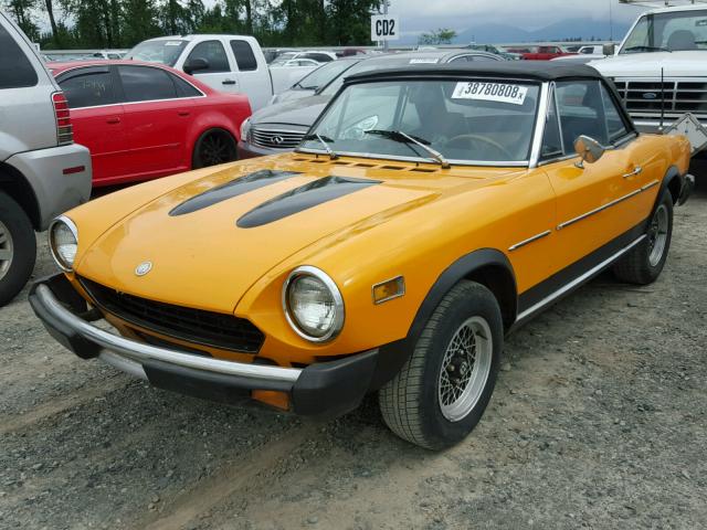 124CS10129208 - 1978 FIAT 124 YELLOW photo 2