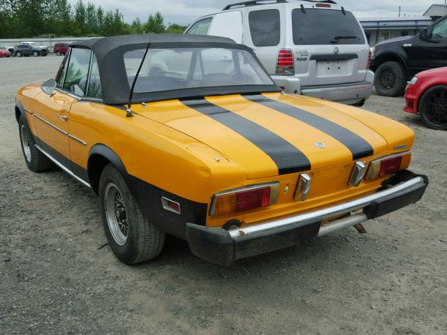 124CS10129208 - 1978 FIAT 124 YELLOW photo 3