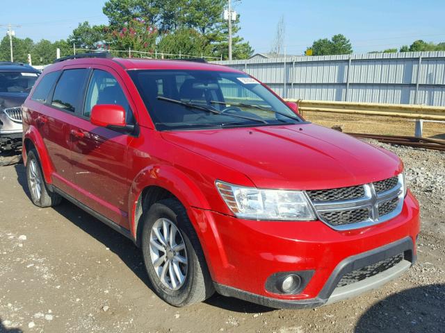 3C4PDCBG1DT619407 - 2013 DODGE JOURNEY SX RED photo 1