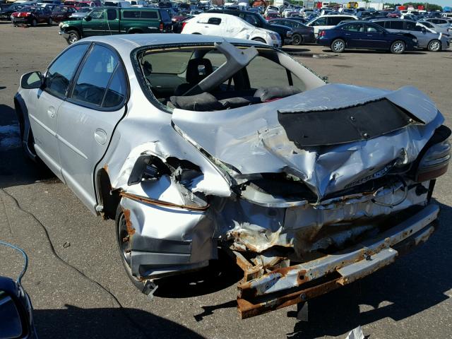 1G2WP52K12F157672 - 2002 PONTIAC GRAND PRIX SILVER photo 3