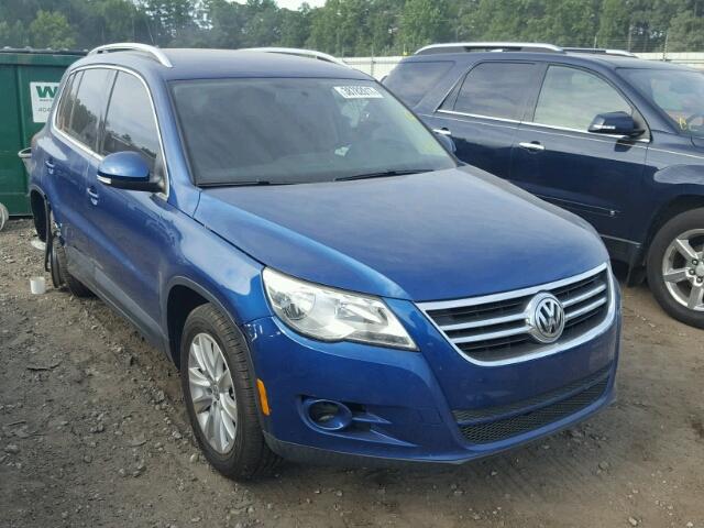 WVGAV75N39W501473 - 2009 VOLKSWAGEN TIGUAN S BLUE photo 1