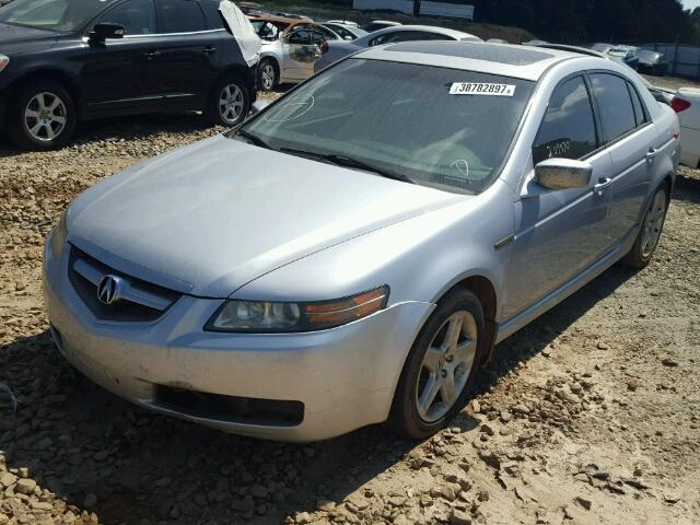 19UUA66205A009729 - 2005 ACURA TL SILVER photo 2