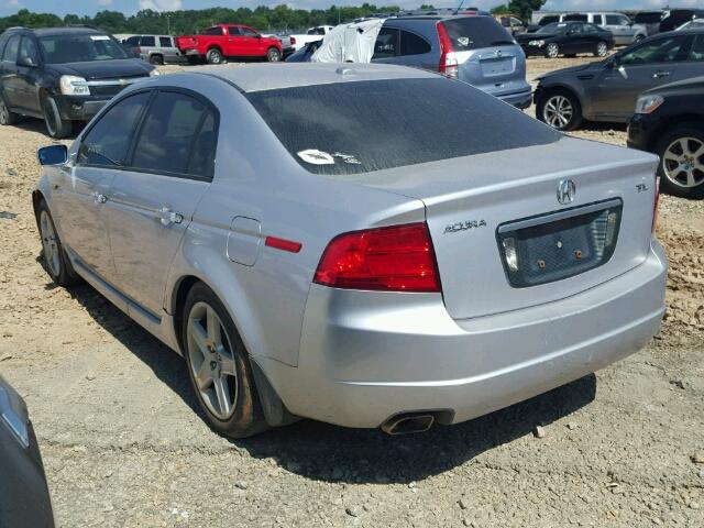 19UUA66205A009729 - 2005 ACURA TL SILVER photo 3