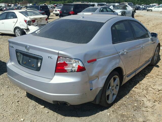 19UUA66205A009729 - 2005 ACURA TL SILVER photo 4