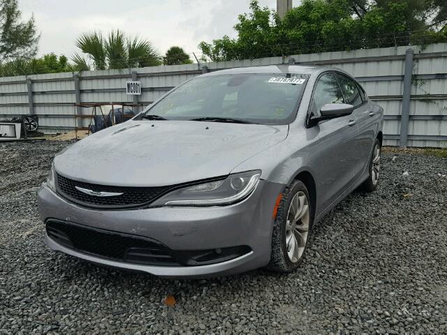 1C3CCCBB8FN659044 - 2015 CHRYSLER 200 S SILVER photo 2