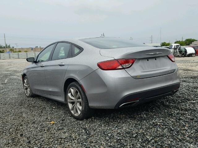 1C3CCCBB8FN659044 - 2015 CHRYSLER 200 S SILVER photo 3