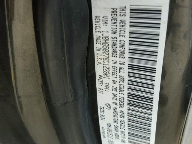 1J8HG58276C122601 - 2006 JEEP COMMANDER 棕色 照片 10