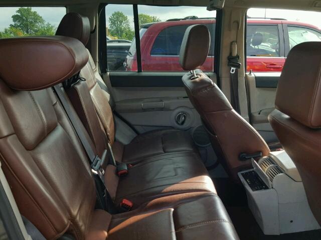 1J8HG58276C122601 - 2006 JEEP COMMANDER BROWN photo 6