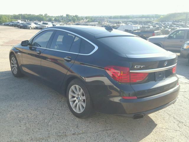 WBASP4C52BC341840 - 2011 BMW 550 XIGT BLACK photo 3