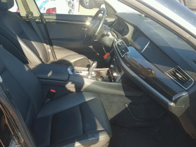 WBASP4C52BC341840 - 2011 BMW 550 XIGT BLACK photo 5