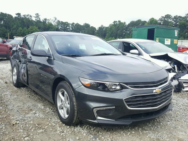 1G1ZB5ST0JF208070 - 2018 CHEVROLET MALIBU LS GRAY photo 1