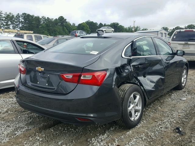1G1ZB5ST0JF208070 - 2018 CHEVROLET MALIBU LS GRAY photo 4