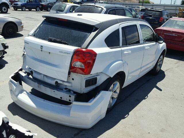 1B3CB3HA6BD126267 - 2011 DODGE CALIBER MA WHITE photo 4