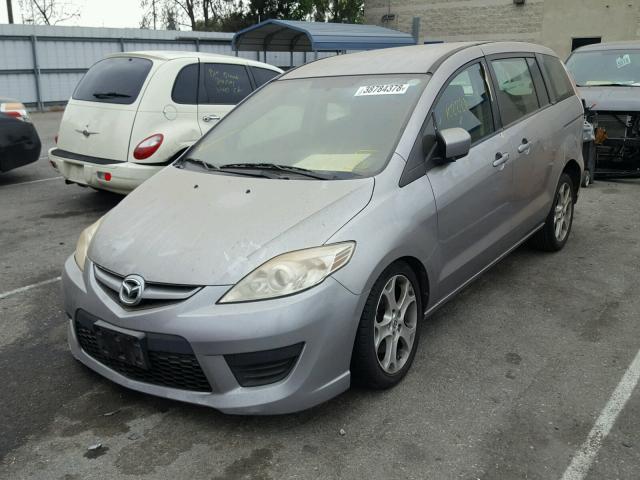 JM1CR2WL4A0384379 - 2010 MAZDA 5 GRAY photo 2