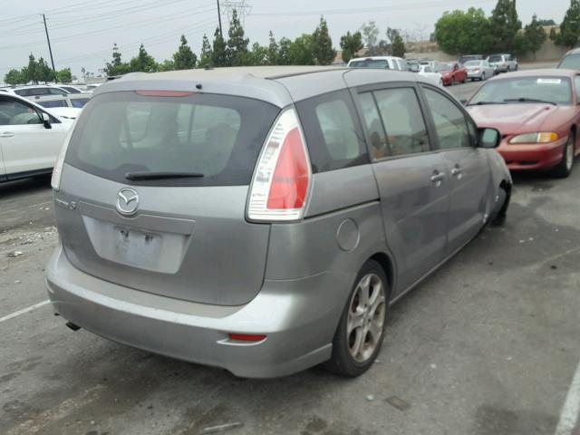 JM1CR2WL4A0384379 - 2010 MAZDA 5 GRAY photo 4