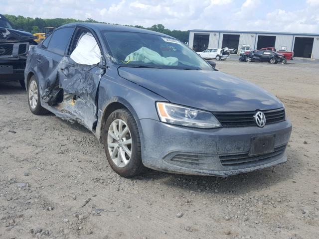 3VW2K7AJ2BM381673 - 2011 VOLKSWAGEN JETTA BASE BLUE photo 1