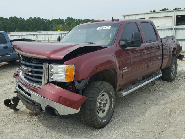 1GTJK336X8F223350 - 2008 GMC SIERRA K35 MAROON photo 2