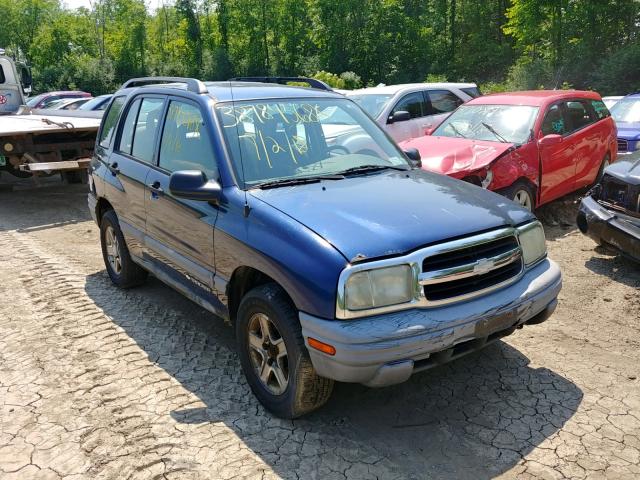 2CNBJ134246900417 - 2004 CHEVROLET TRACKER BLUE photo 1