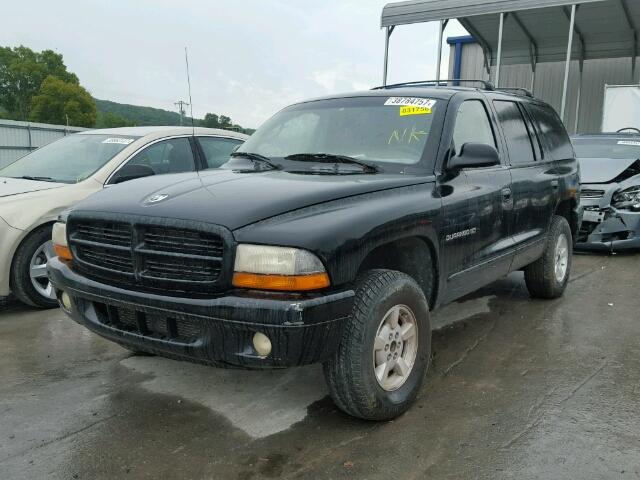 1B4HS28N31F522268 - 2001 DODGE DURANGO BLACK photo 2