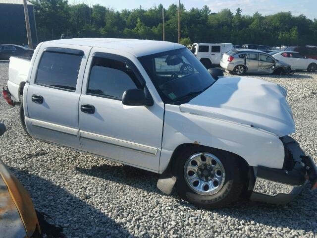 2GCEK13T251147590 - 2005 CHEVROLET SILVERADO WHITE photo 1