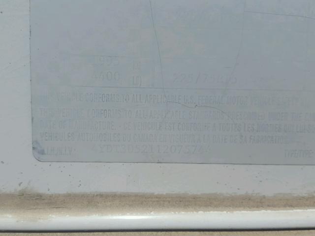 4YDT3052112075744 - 2001 KEYSTONE MONTANA WHITE photo 10