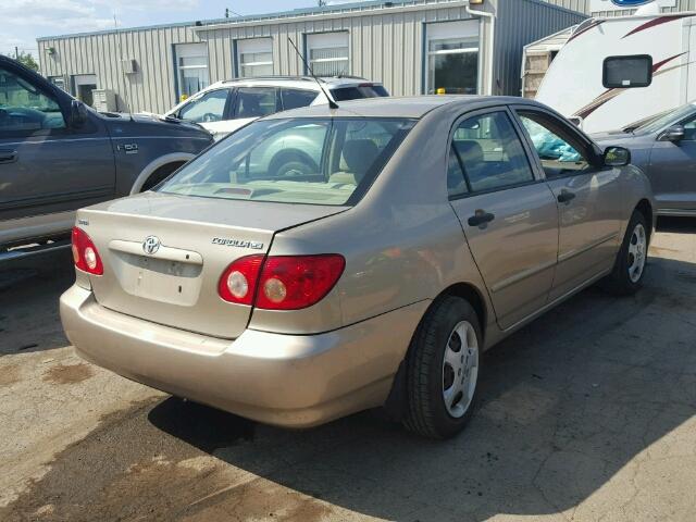 2T1BR32E66C687704 - 2006 TOYOTA COROLLA CE TAN photo 4