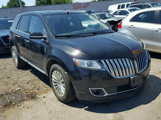 2LMDJ8JK6DBL15323 - 2013 LINCOLN MKX BLACK photo 1