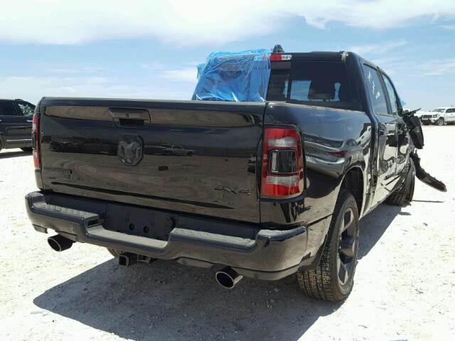 1C6SRFFT9KN529026 - 2019 RAM 1500 BIG H BLACK photo 4